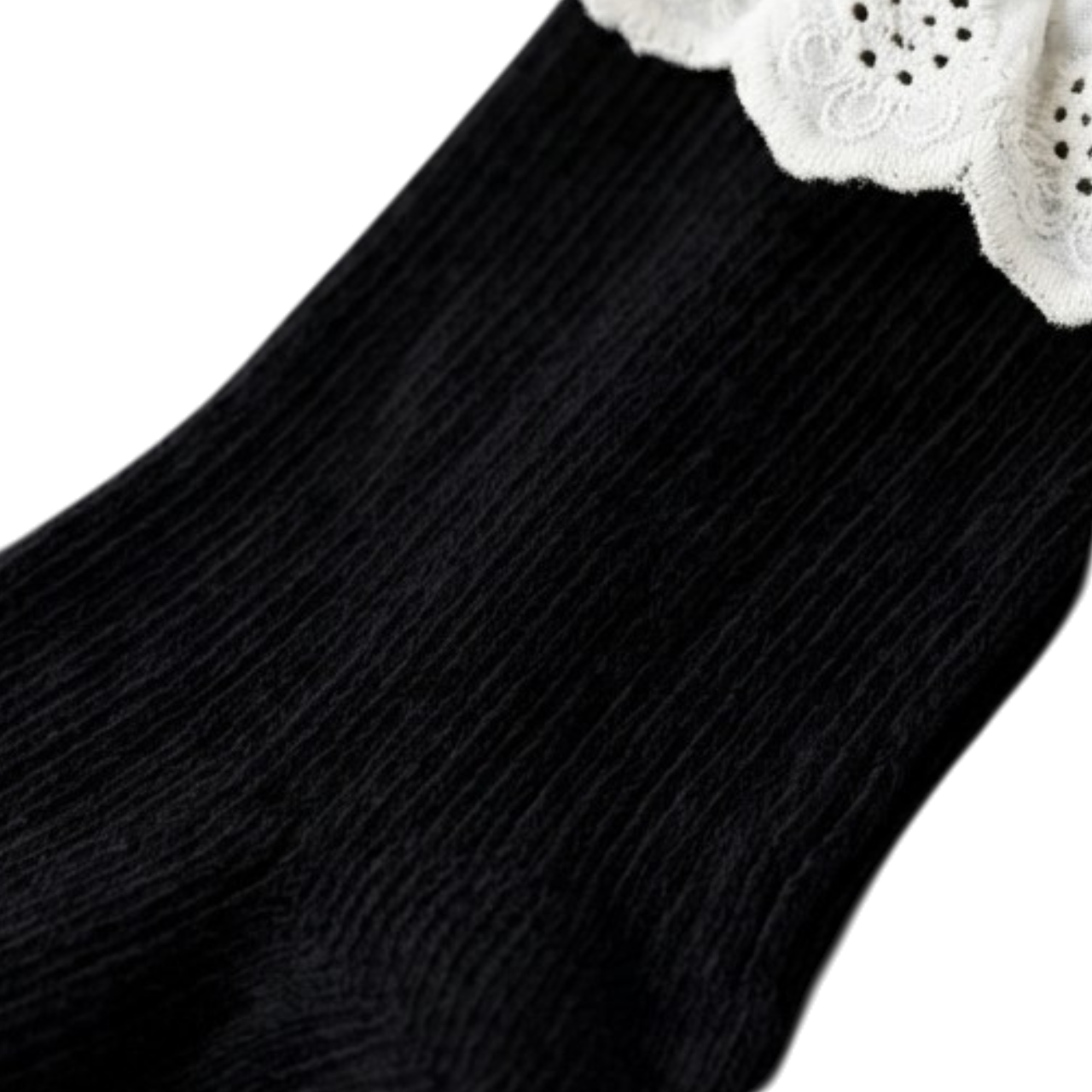 Black Lace Baby Socks