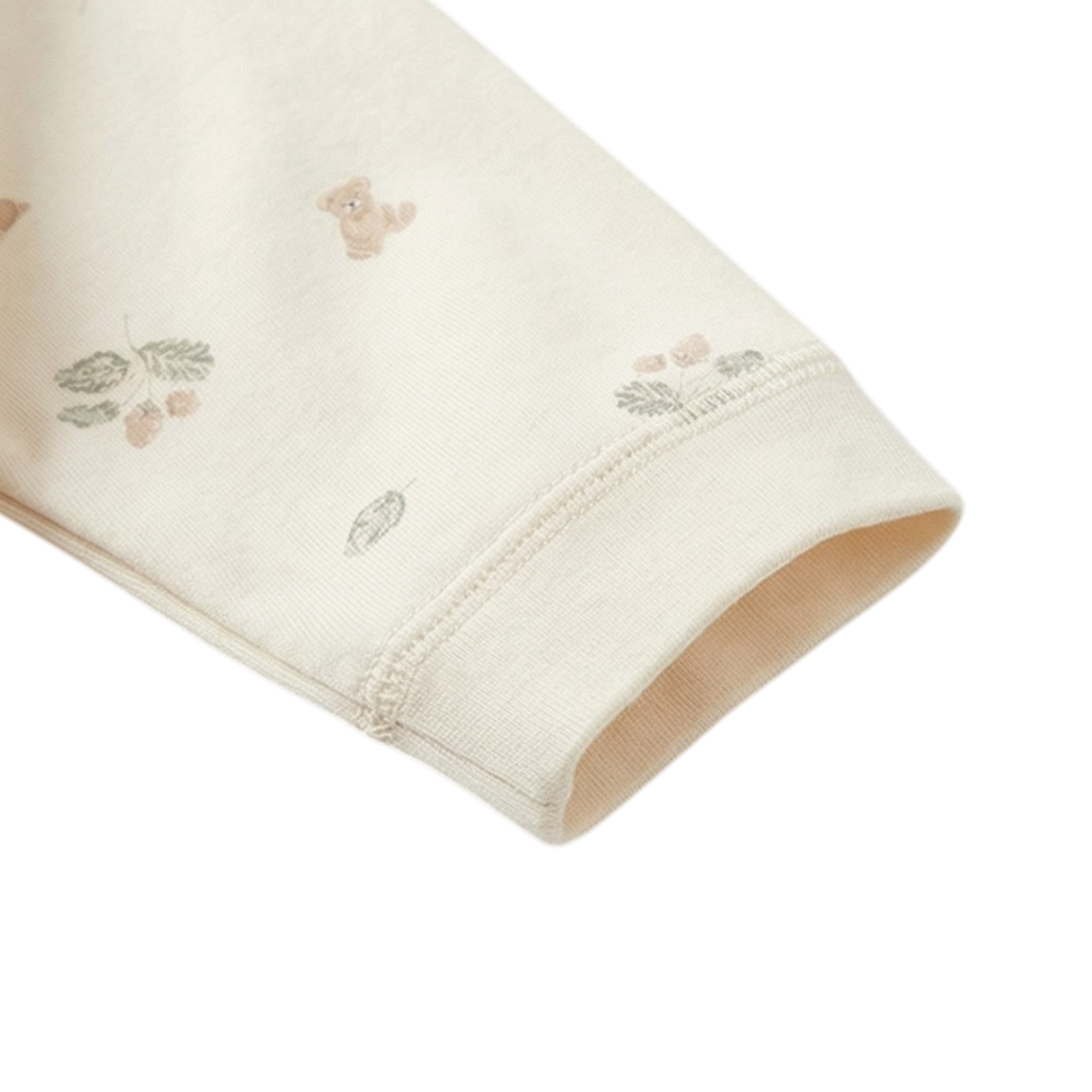 Pine Leaf Bear Baby Bodysuit product image view 5