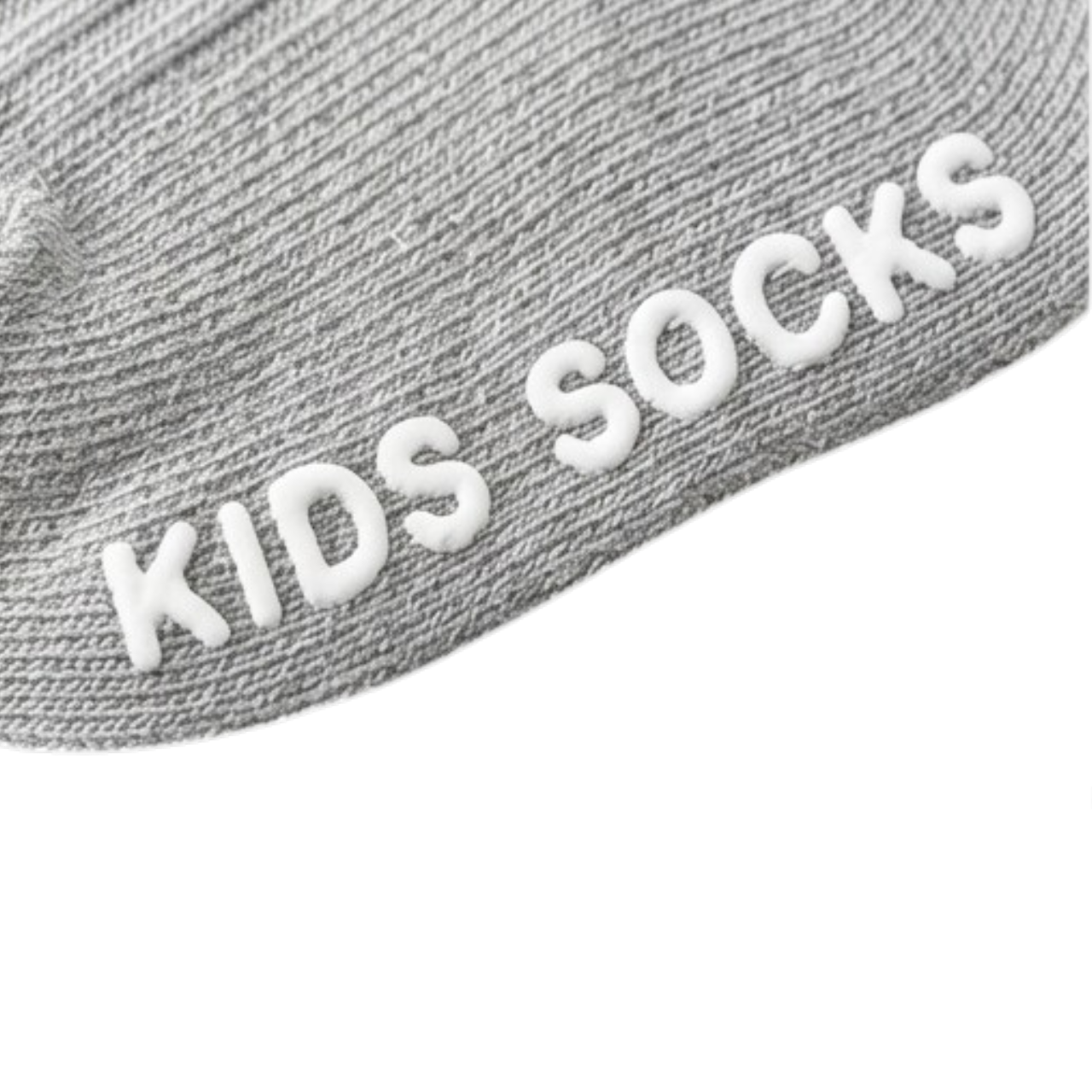 Gray Ruffle Baby Socks product image view 3