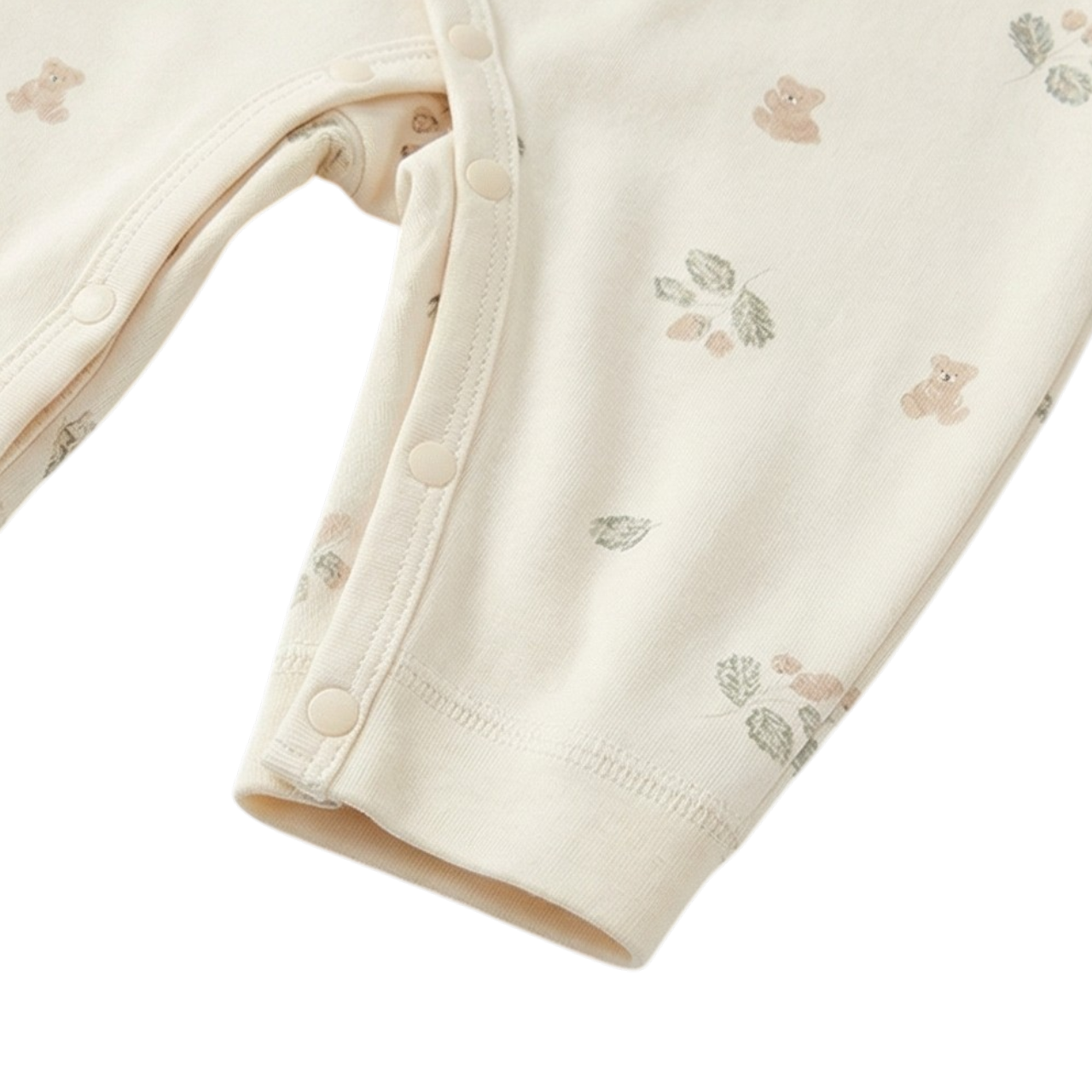 Pine Leaf Bear Baby Bodysuit product image view 6