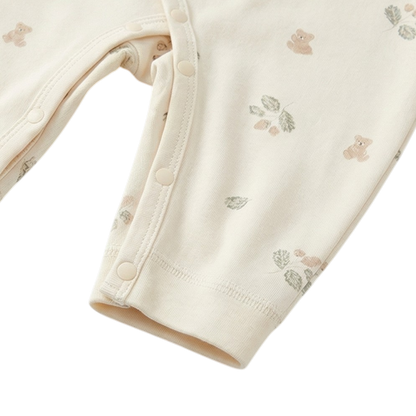 Pine Leaf Bear Baby Bodysuit product image view 6