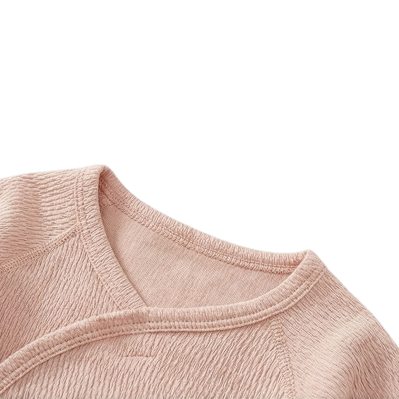 Pink Duck Long Sleeve Baby Bodysuit Set product image view 2