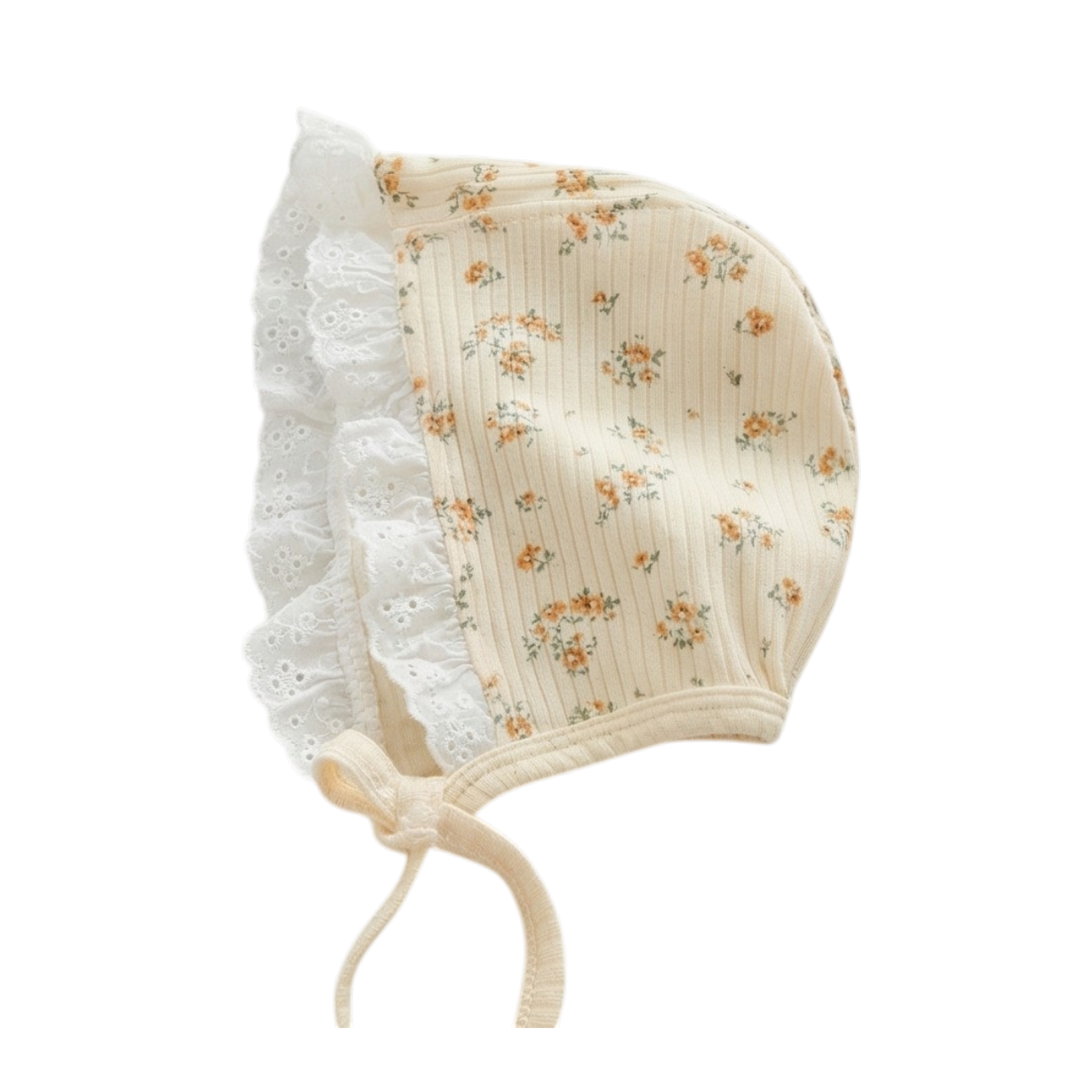Warm Yellow Floral Baby Bodysuit Set product image view 8