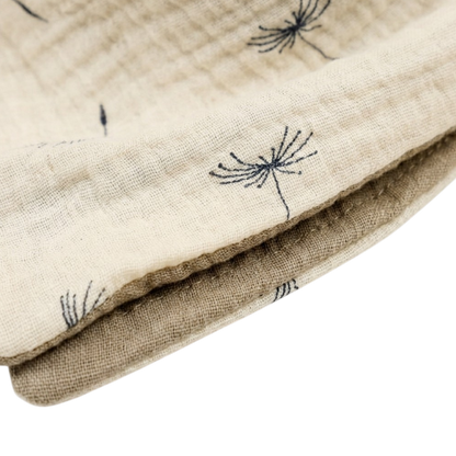 Dandelion & Coffee Reversible Baby Bib product image view 2