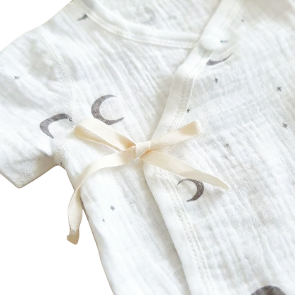 Star & Moon Baby Bodysuit product image view 3