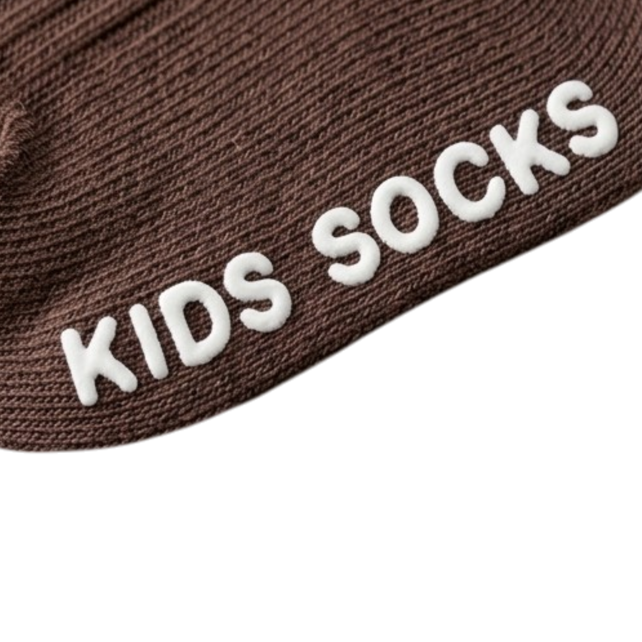 Coffee Ruffle Baby Socks product image view 3